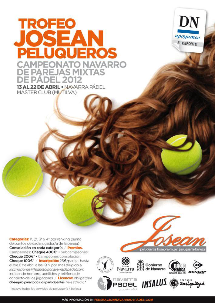 Campeonato Navarro de Parejas Mixtas de P&aacute;del 2012 - Trofeo Josean Peluqueros